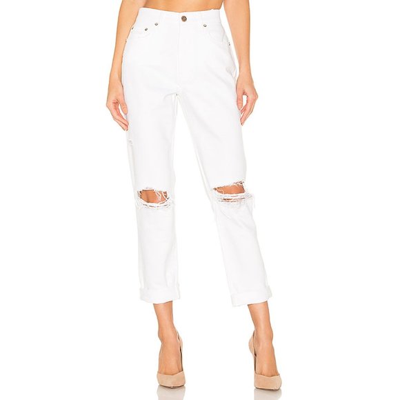 Pistola white Presley girlfriend jeans, 26 - Picture 6 of 7